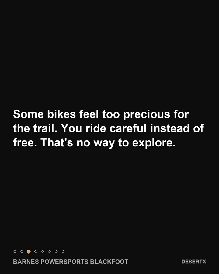 Built for real off-road life, slide 3 of 8