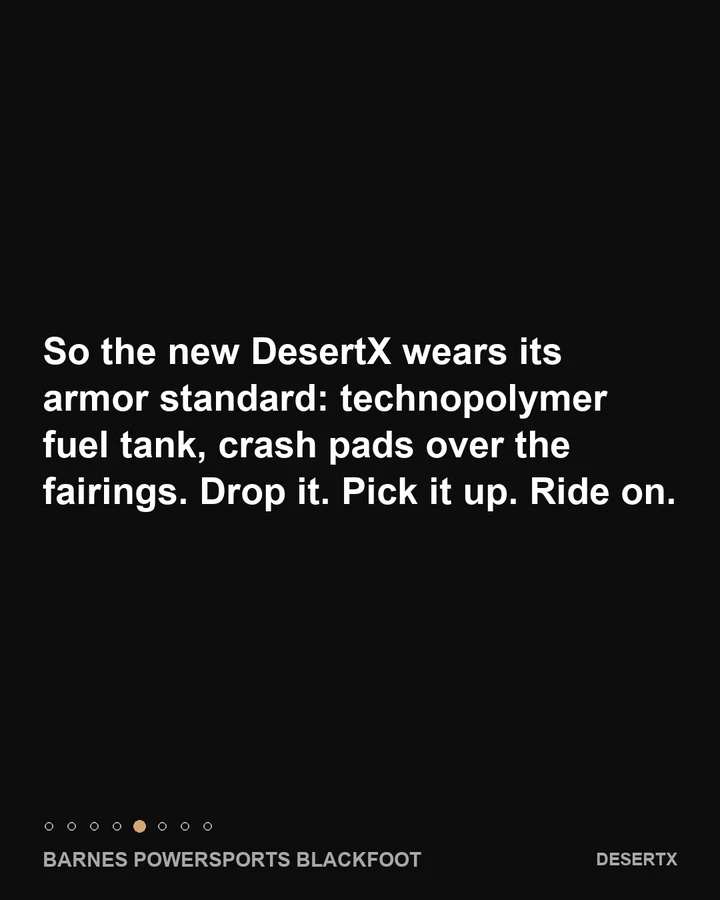 Built for real off-road life, slide 5 of 8
