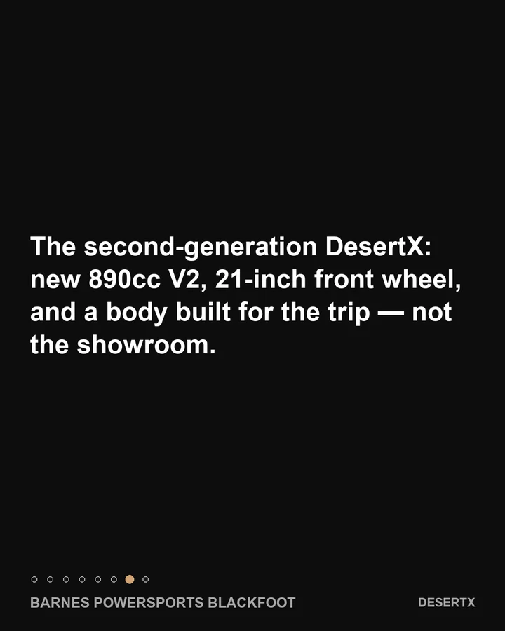 Built for real off-road life, slide 7 of 8