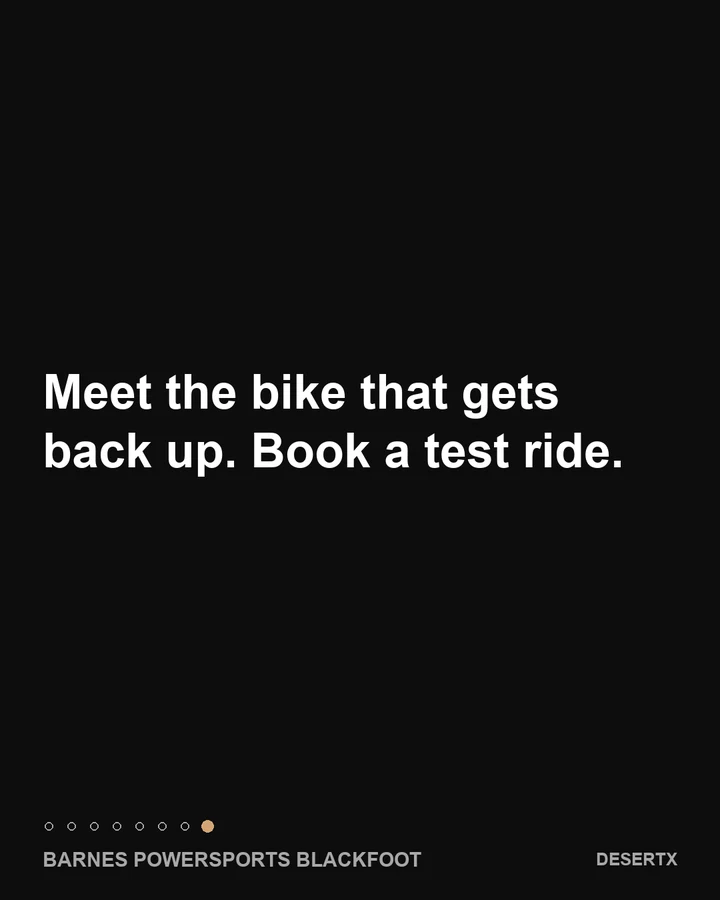 Built for real off-road life, slide 8 of 8