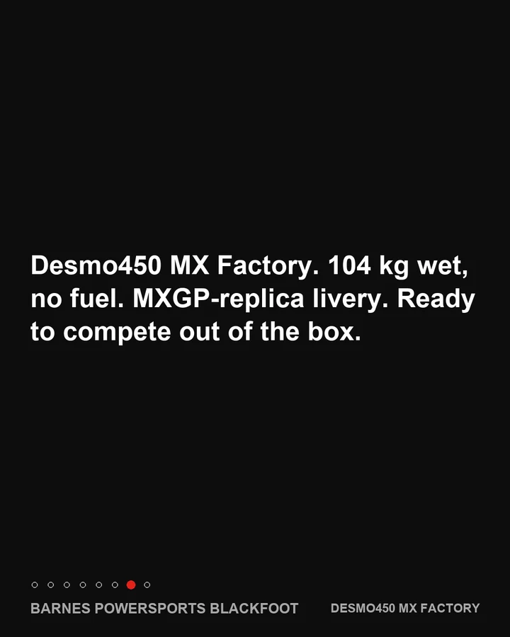 MX Factory: the race shop already did the work, slide 7 of 8