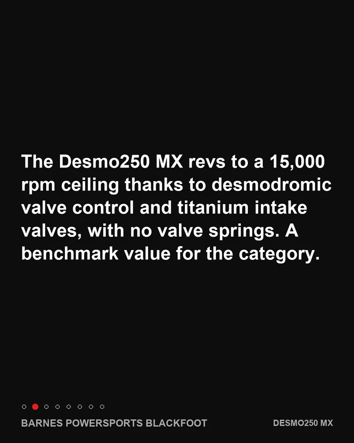 Desmo250 MX: 15,000 rpm, explained, slide 2 of 8
