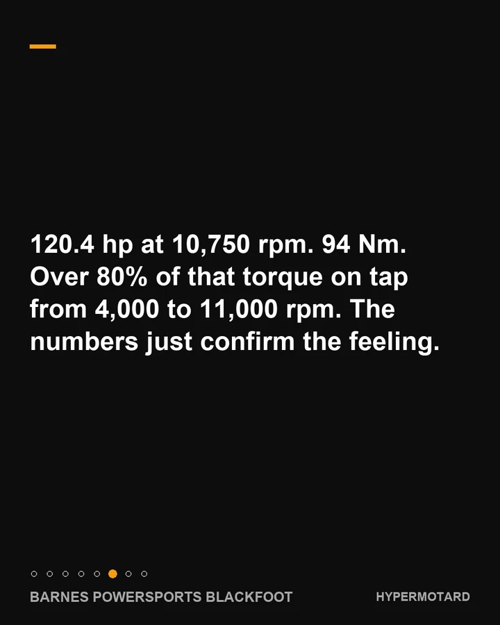 The 890 cc V2 with Intake Variable Timing, slide 6 of 8