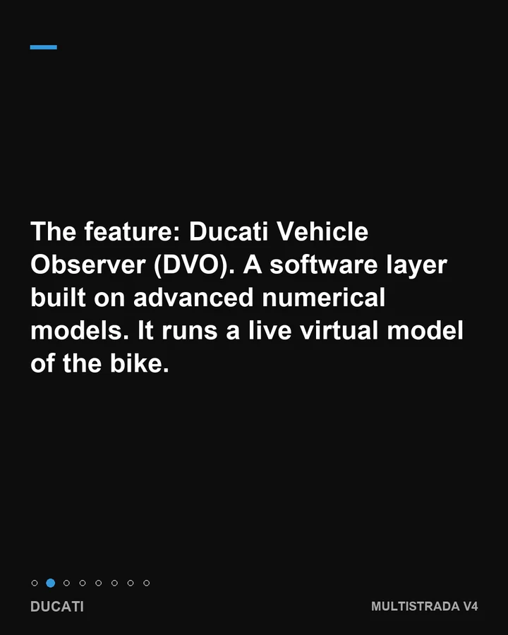 Ducati Vehicle Observer, slide 2 of 8