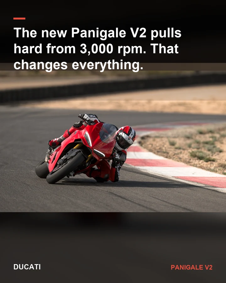 The new 890 cc V2 engine, slide 1 of 8