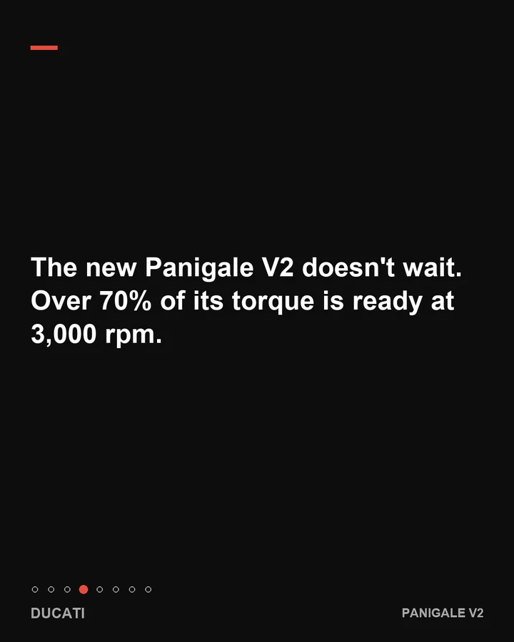 The new 890 cc V2 engine, slide 4 of 8