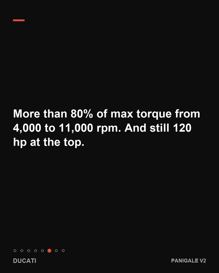 The new 890 cc V2 engine, slide 6 of 8