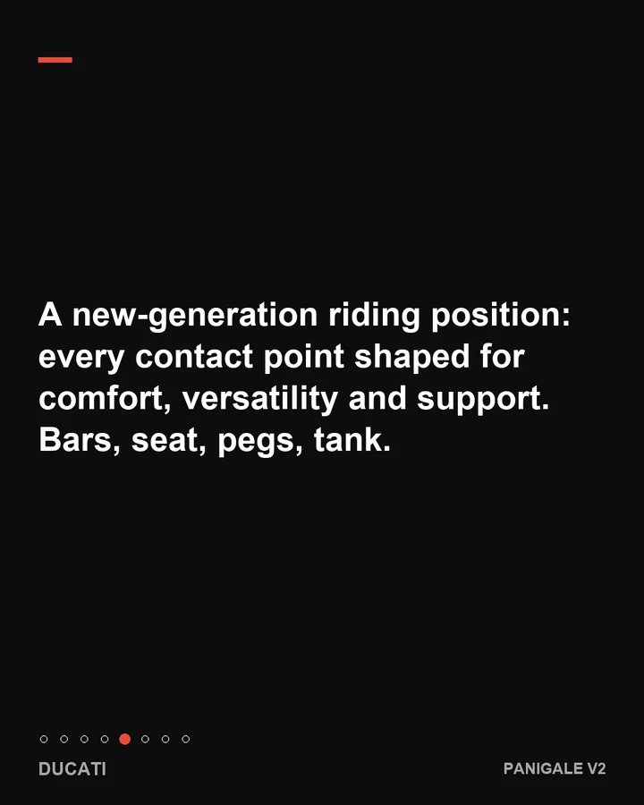 A new riding position, slide 5 of 8