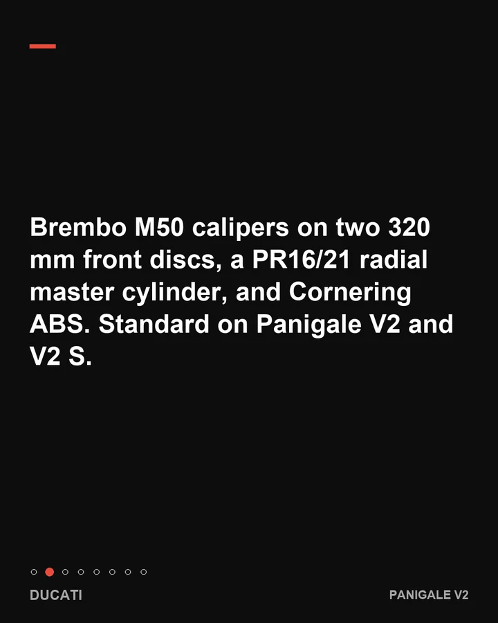 Brembo M50 brakes, cornering ABS, slide 2 of 8
