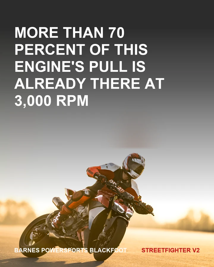The 890 cc V2 with variable intake timing, slide 1 of 8