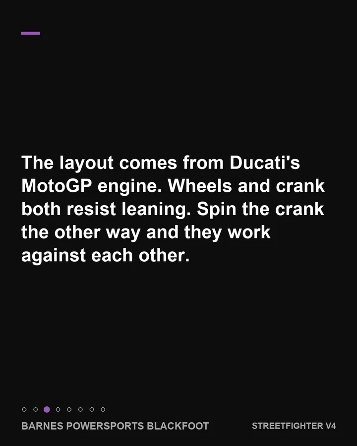 The counter-rotating crankshaft, slide 3 of 8